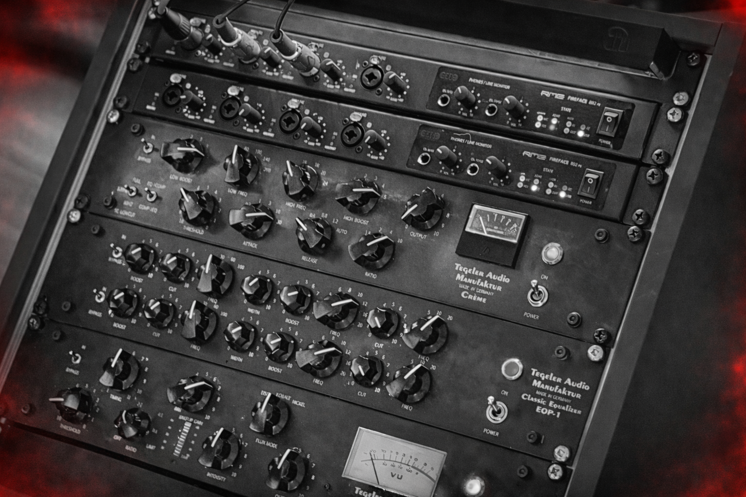Analogue outboard processing equipment